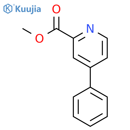 Methyl 4-phenylpyridine-2-carboxylate structure