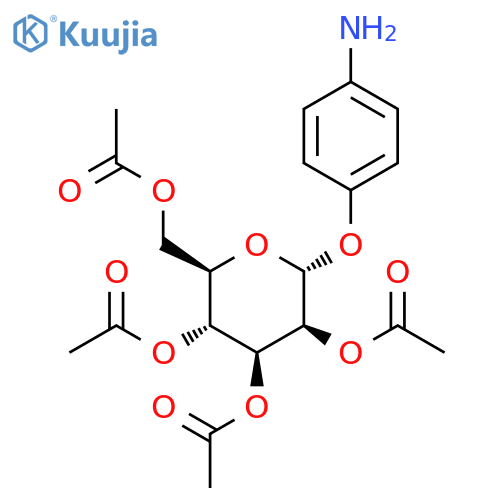 4-Aminophenyl 2,3,4,6-tetra-O-acetyl-a-D-mannopyranoside structure