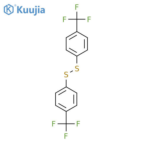 1,2-Bis(4-(trifluoromethyl)phenyl)disulfane structure