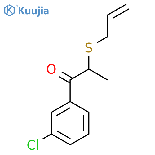 1-(3-Chlorophenyl)-2-(prop-2-en-1-ylsulfanyl)propan-1-one structure