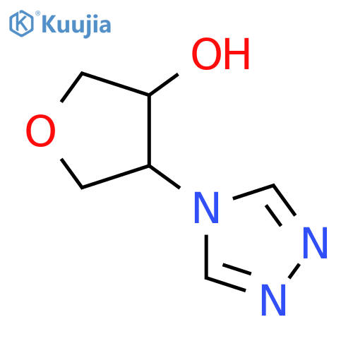 3-Furanol, tetrahydro-4-(4H-1,2,4-triazol-4-yl)- structure