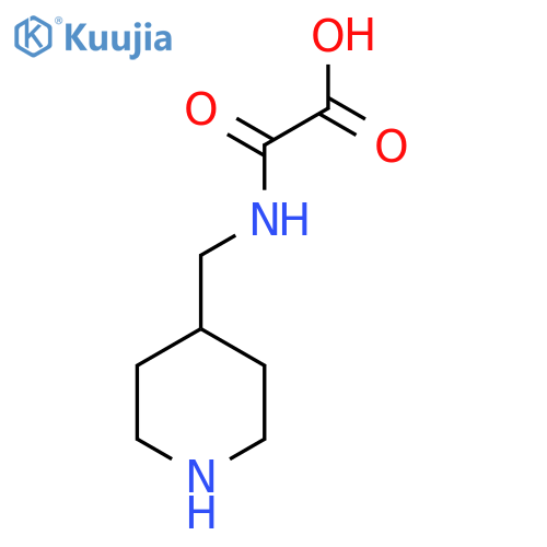 {[(Piperidin-4-yl)methyl]carbamoyl}formic acid structure