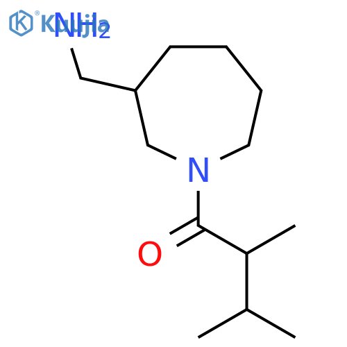 1-[3-(Aminomethyl)azepan-1-yl]-2,3-dimethylbutan-1-one structure