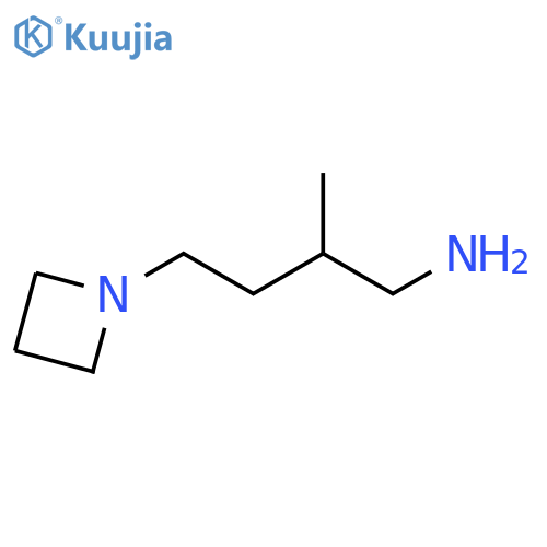 1-Azetidinebutanamine, β-methyl- structure
