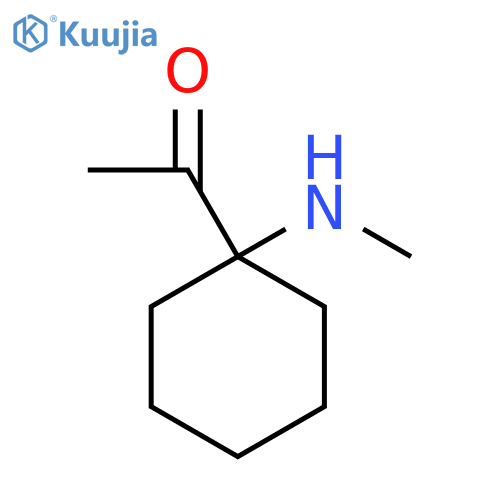 1-[1-(Methylamino)cyclohexyl]ethan-1-one structure