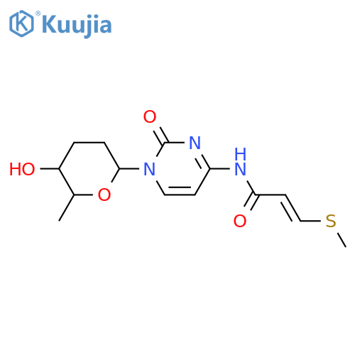 4-Amino-1-(2,3,6-trideoxy-β-D-glucopyranosyl)-2(1H)-pyrimidinone; N4-[3-(Methylthio)-2E-propenoyl] structure