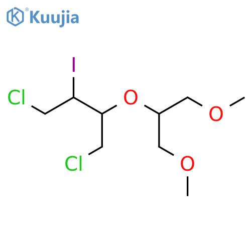 1,4-Dichloro-2-[(1,3-dimethoxypropan-2-yl)oxy]-3-iodobutane structure