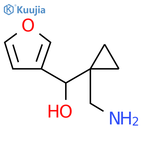 3-Furanmethanol, α-[1-(aminomethyl)cyclopropyl]- structure