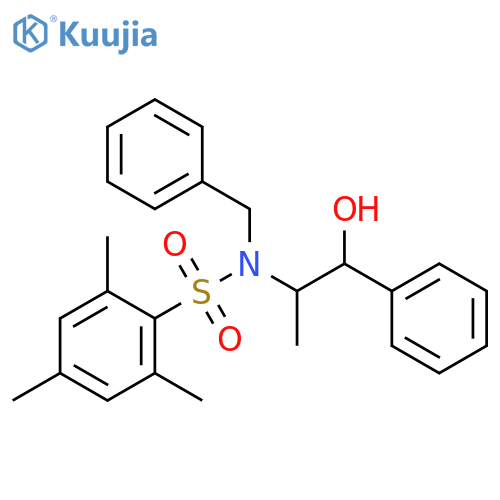 (1S,2R)-2-N-Benzyl-N-(mesitylenesulfonyl)amino-1-phenyl-1-propanol structure