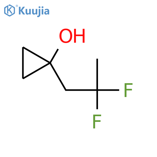 1-(2,2-Difluoropropyl)cyclopropan-1-ol structure