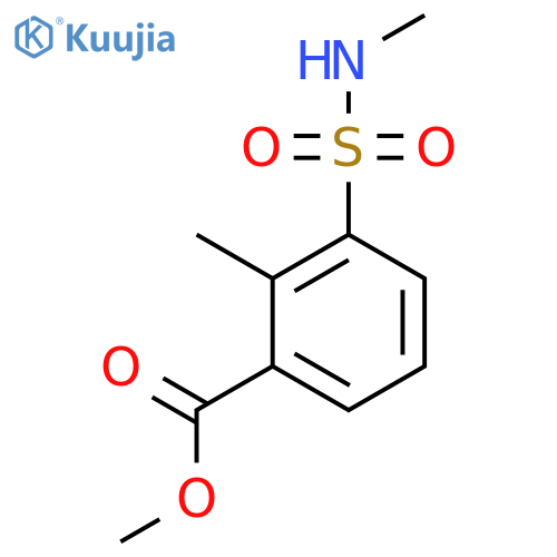 Methyl 2-methyl-3-(methylsulfamoyl)benzoate structure
