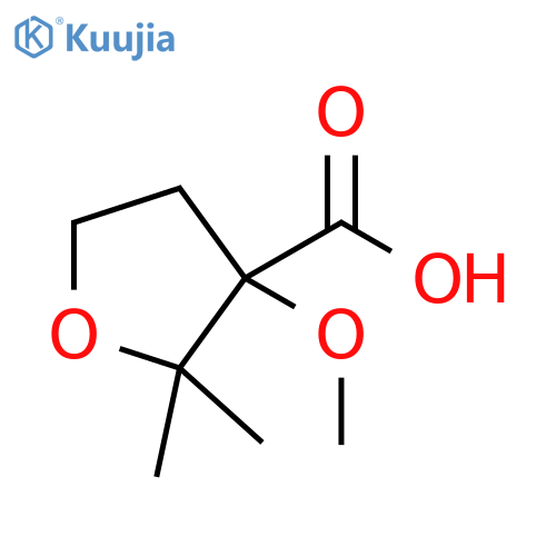 3-methoxy-2,2-dimethyloxolane-3-carboxylic acid structure