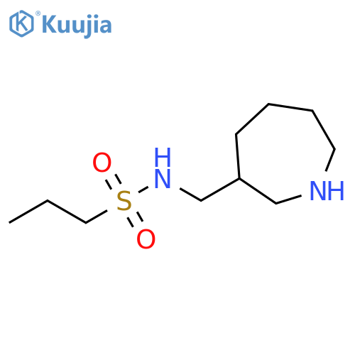 1-Propanesulfonamide, N-[(hexahydro-1H-azepin-3-yl)methyl]- structure