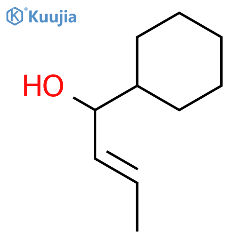 1-Cyclohexyl-2-buten-1-ol structure