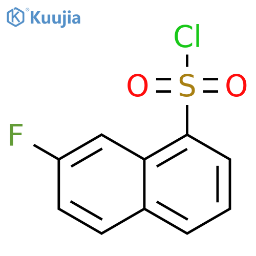 1-Naphthalenesulfonyl chloride, 7-fluoro- structure