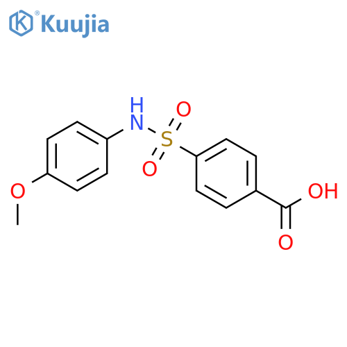 4-(4-Methoxyphenyl)sulfamoylbenzoic Acid structure