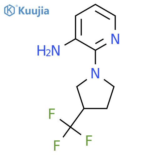 2-(3-(Trifluoromethyl)pyrrolidin-1-yl)pyridin-3-amine structure