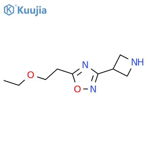 3-(Azetidin-3-yl)-5-(2-ethoxyethyl)-1,2,4-oxadiazole structure