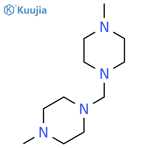 Piperazine, 1,1'-methylenebis(4-methyl- structure