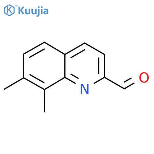 7,8-Dimethylquinoline-2-carbaldehyde structure