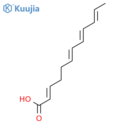 (2E,6Z,8E,10E)-2,6,8,10-Dodecatetraenoic acid structure