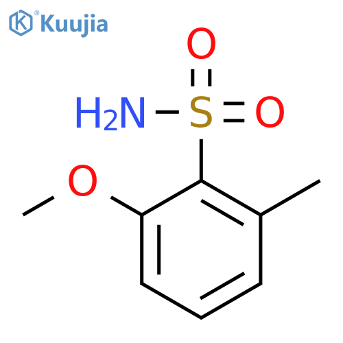 Benzenesulfonamide, 2-methoxy-6-methyl- structure