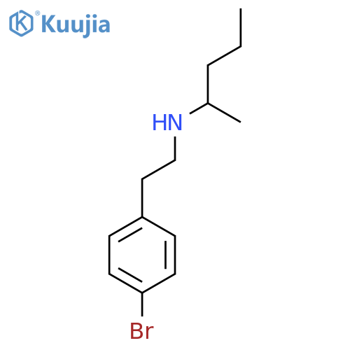 [2-(4-Bromophenyl)ethyl](pentan-2-yl)amine structure