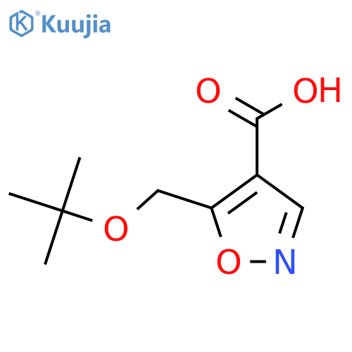 5-[(Tert-butoxy)methyl]-1,2-oxazole-4-carboxylic acid structure