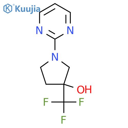 1-(Pyrimidin-2-yl)-3-(trifluoromethyl)pyrrolidin-3-ol structure