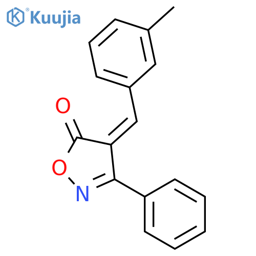 5(4H)-Isoxazolone, 4-[(3-methylphenyl)methylene]-3-phenyl- structure