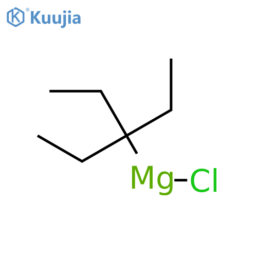 Magnesium, chloro(1,1-diethylpropyl)- structure