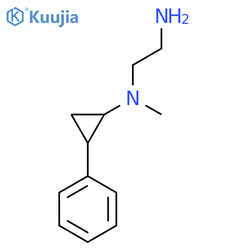 N1-Methyl-N1-(2-phenylcyclopropyl)-1,2-ethanediamine structure