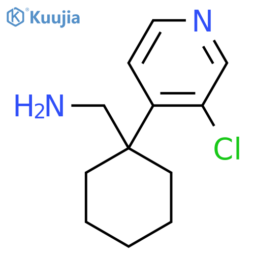 [1-(3-Chloropyridin-4-yl)cyclohexyl]methanamine structure
