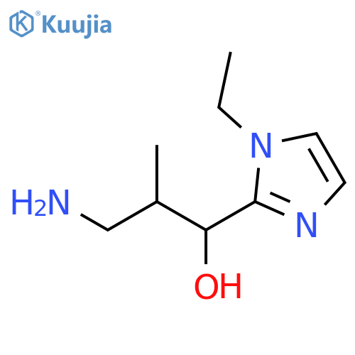 α-(2-Amino-1-methylethyl)-1-ethyl-1H-imidazole-2-methanol structure