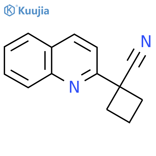 1-(Quinolin-2-yl)cyclobutane-1-carbonitrile structure