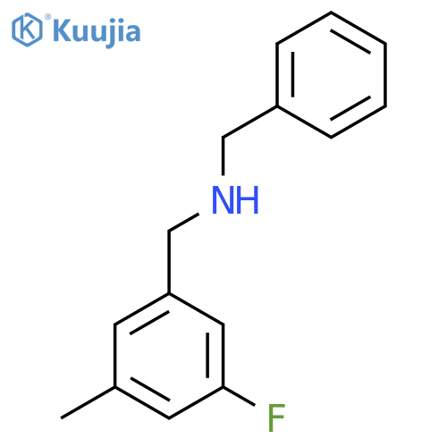 Benzyl(3-fluoro-5-methylphenyl)methylamine structure