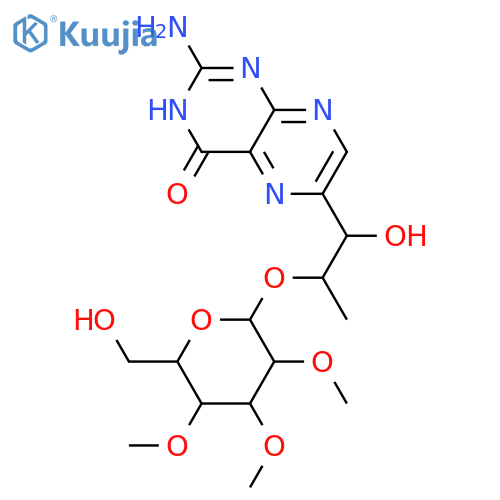 2-Amino-6-(1,2-dihydroxypropyl)-4(1H)-pteridinone; (1'R,2'S)-form, 2'-O-(2,3,4-Tri-O-methyl-α-D-mannopyranoside) structure