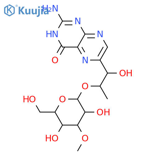 2-Amino-6-(1,2-dihydroxypropyl)-4(1H)-pteridinone; (1'R,2'S)-form, 2'-O-(3-O-Methyl-α-D-glucopyranoside) structure