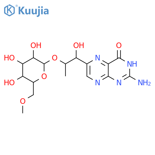 2-Amino-6-(1,2-dihydroxypropyl)-4(1H)-pteridinone; (1'R,2'S)-form, 2'-O-(6-O-Methyl-α-D-glucopyranoside) structure
