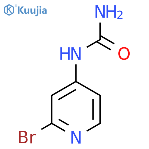 (2-Bromopyridin-4-yl)urea structure