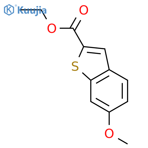 ethyl 6-methoxy-1-benzothiophene-2-carboxylate structure