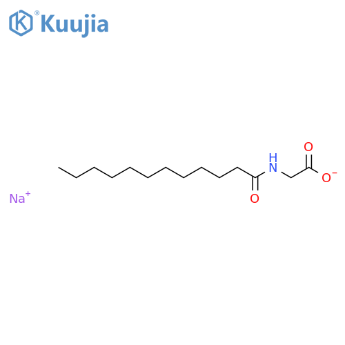 Sodium lauroyl glycinate structure