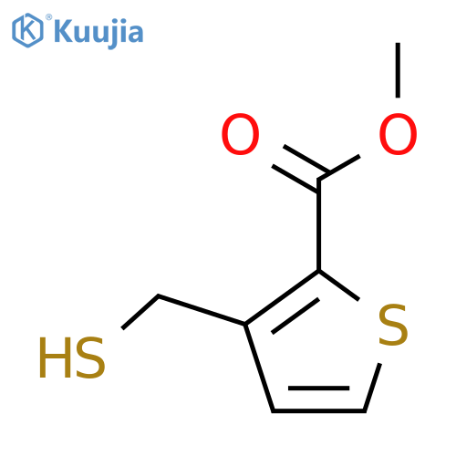 Methyl 3-(sulfanylmethyl)thiophene-2-carboxylate structure