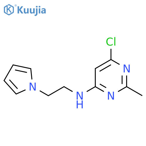 N-(2-(1H-Pyrrol-1-yl)ethyl)-6-chloro-2-methylpyrimidin-4-amine structure