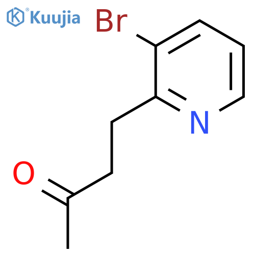 4-(3-Bromopyridin-2-yl)butan-2-one structure