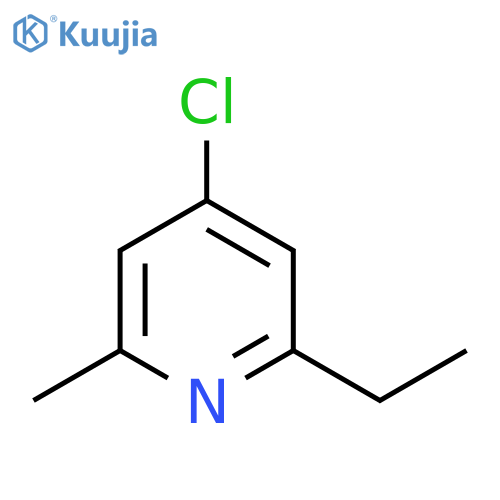 4-Chloro-2-ethyl-6-methyl-pyridine structure