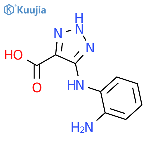 1H-1,2,3-Triazole-4-carboxylic acid, 5-[(2-aminophenyl)amino]- structure
