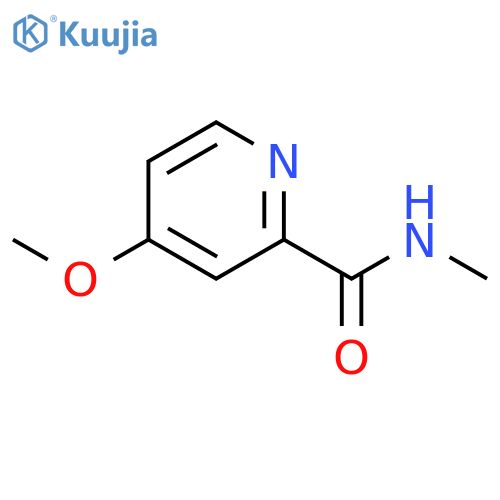 4-Methoxy-N-methyl-2-pyridinecarboxamide structure