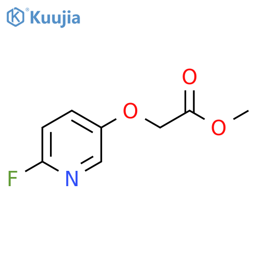 (6-Fluoropyridin-3-yloxy)-acetic acid methyl ester structure