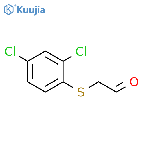 Acetaldehyde, 2-[(2,4-dichlorophenyl)thio]- structure